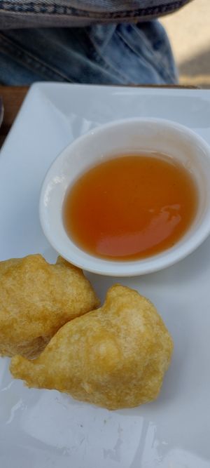 Sweet and sour chick'n balls at Loving Hut - North Laine in Brighton