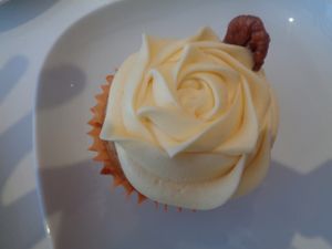 vanilla cupcake  at Loving Hut - North Laine in Brighton