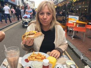 Not dog is awesome!!  at Loving Hut - North Laine in Brighton