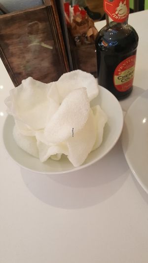 ";prawn crackers"; at Loving Hut - North Laine in Brighton