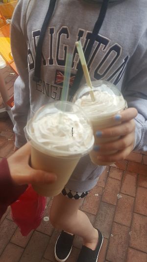 biscoffi ";milkshake"; at Loving Hut - North Laine in Brighton