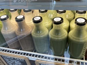 Juices at Pulp + Sprout Juice Bar and Vegan Cafe in Asheville