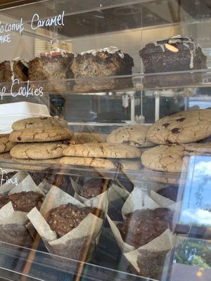 Cookies and cakes  at Pulp + Sprout Juice Bar and Vegan Cafe in Asheville