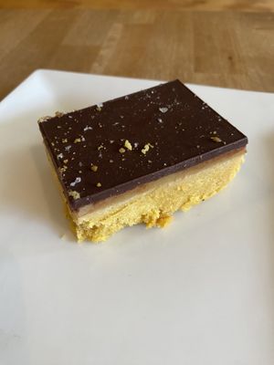 Millionaire Shortbread  at Pulp + Sprout Juice Bar and Vegan Cafe in Asheville