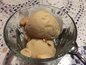 Vegan icecream  at La Tortilleria in Kensington