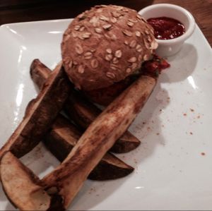 vegenation burger at VegeNation in Las Vegas