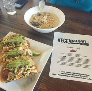 Tacos at VegeNation in Las Vegas