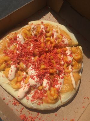 Mac & Cheese Pizza at VegeNation in Las Vegas
