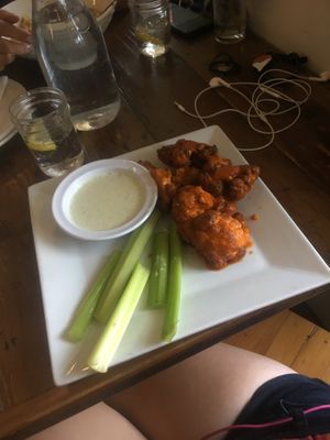 Buffalo Cauliflower - BEST MENU ITEM!!! at VegeNation in Las Vegas