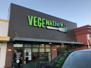 there it is, across from a large empty lo at VegeNation in Las Vegas