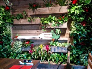 Restaurant interior at VegeNation in Las Vegas