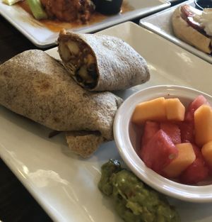 Vegan burrito  at VegeNation in Las Vegas