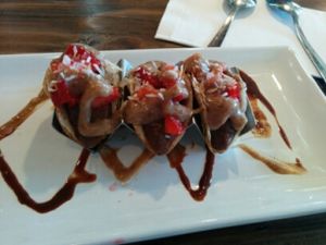 Chocolate Tacos Dessert at VegeNation in Las Vegas