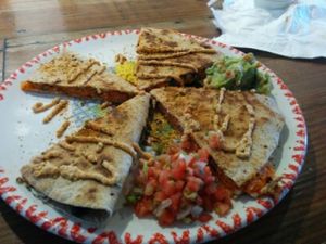 Quesadilla at VegeNation in Las Vegas