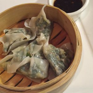 vegan dumplings were delicious  at VegeNation in Las Vegas