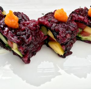 Save the tuna sushi. A must have. at VegeNation in Las Vegas