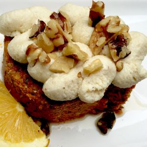 Carrot cake. at VegeNation in Las Vegas