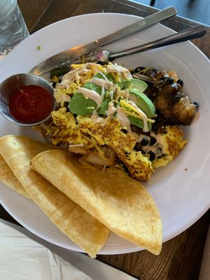 Breakfast bowl at VegeNation in Las Vegas