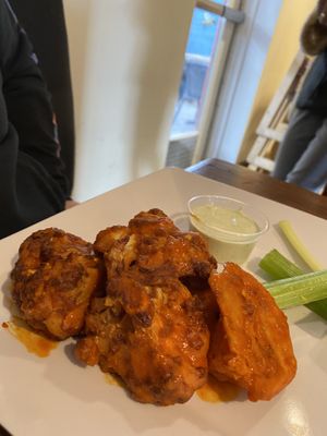 Cauliflower wings at VegeNation in Las Vegas