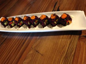 sushi appetizer at VegeNation in Las Vegas