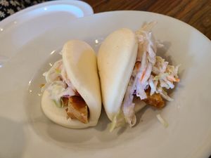 Bao buns at VegeNation in Las Vegas