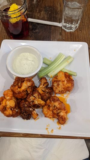 Buffalo cauliflower appetizer at VegeNation in Las Vegas