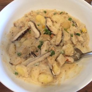 chicken pot pie gnocchi-yum!  at VegeNation in Las Vegas