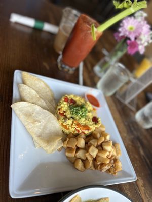 Tofu scramble   at VegeNation in Las Vegas