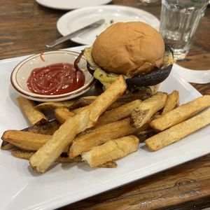 downtown tony (portobello burger)  at VegeNation in Las Vegas