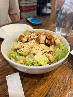 caesar salad  at VegeNation in Las Vegas