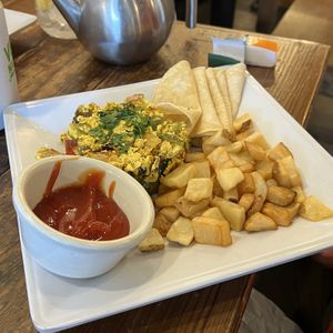 tofu scramble  at VegeNation in Las Vegas