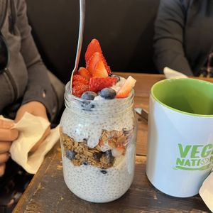 chia pudding parfait   at VegeNation in Las Vegas
