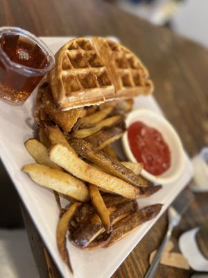 Chickn N Waffles  at VegeNation in Las Vegas