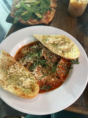 Pasta of the day - a pea ricotta filled ravioli   at VegeNation in Las Vegas
