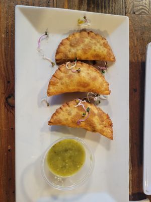 Mushroom Empanadas at VegeNation in Las Vegas