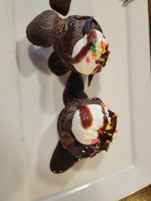 Brownie bites at VegeNation in Las Vegas
