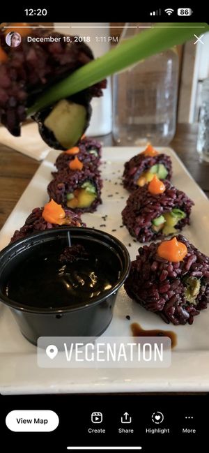 Sushi  at VegeNation in Las Vegas