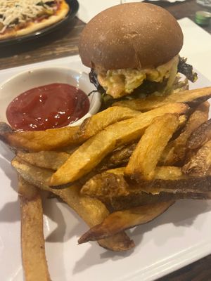 The Mac daddy burger at VegeNation in Las Vegas