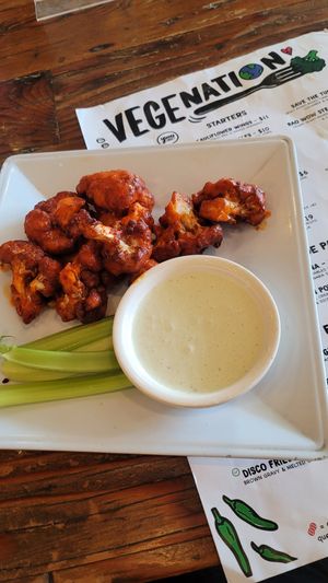 Buffalo cauliflower at VegeNation in Las Vegas