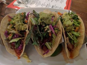 East West tacos at VegeNation in Las Vegas