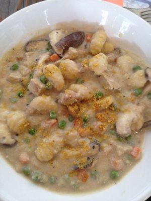 Chicken gnocchi pot pie  at VegeNation in Las Vegas
