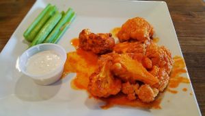 Buffalo (Cauliflower) Wings at VegeNation in Las Vegas