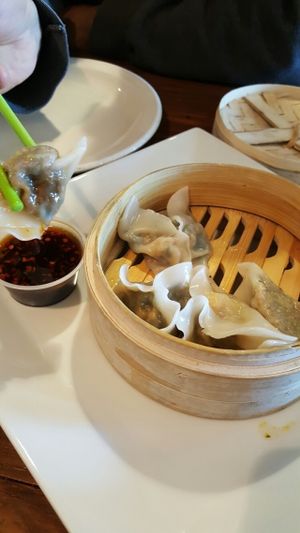 Dumplings  at VegeNation in Las Vegas