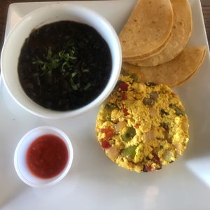 vegan scrambled at VegeNation in Las Vegas