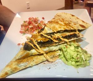 Muchas Gracias- sweet potato quesadilla  at VegeNation in Las Vegas
