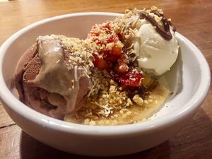 Brownie Sundae  at VegeNation in Las Vegas