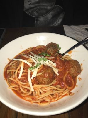 Spaghetti at VegeNation in Las Vegas