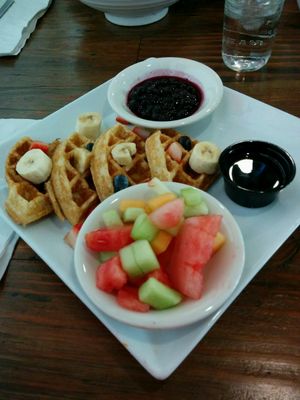 Brunch de gauffres at VegeNation in Las Vegas