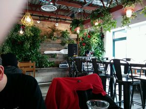 Loud DJ while brunching :-( at VegeNation in Las Vegas