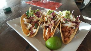 jackfruit tacos at VegeNation in Las Vegas